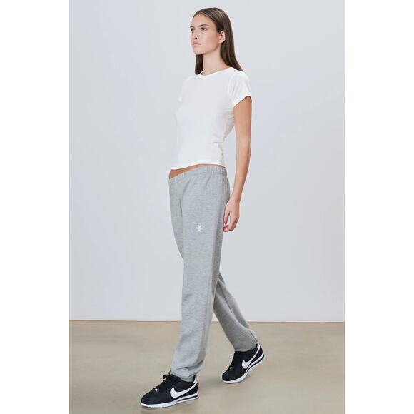 Eterne Pants - Eterne Heather Gray Soft French Terry Sweatpant Joggers Size Large